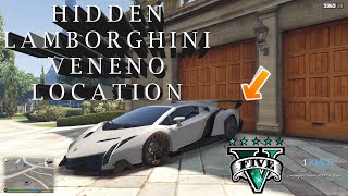 Gta 5 secret lamborghini veneno location (hidden location)