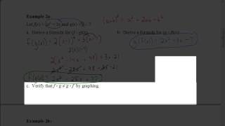 Lesson 3.7 Part 1 Composition of Functions