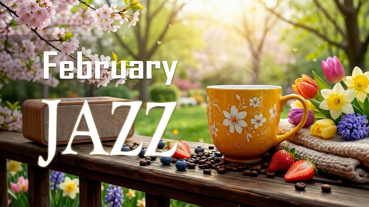 February Jazz ~ Happy Morning Jazz Cafe Music & Exquisite Bossa Nova Piano Music for Good Mood