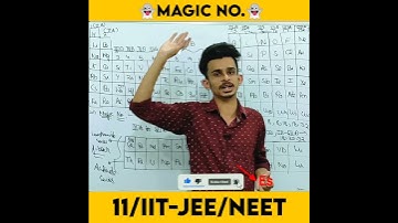 Magic of magic no. 👻💙 ( Atomic Number) #magicnumber #chemistry #jeemain #neet