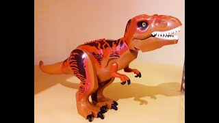T- Rex Dinossauro 28cm Jurassic World Importado Compatível Com Lego