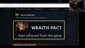 "fcking idiot item" -Puppey & Gorgc on Wraith Pact removed from the game