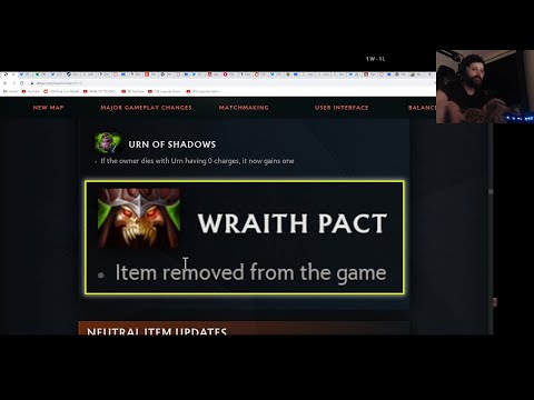 "fcking idiot item" -Puppey & Gorgc on Wraith Pact removed from the game