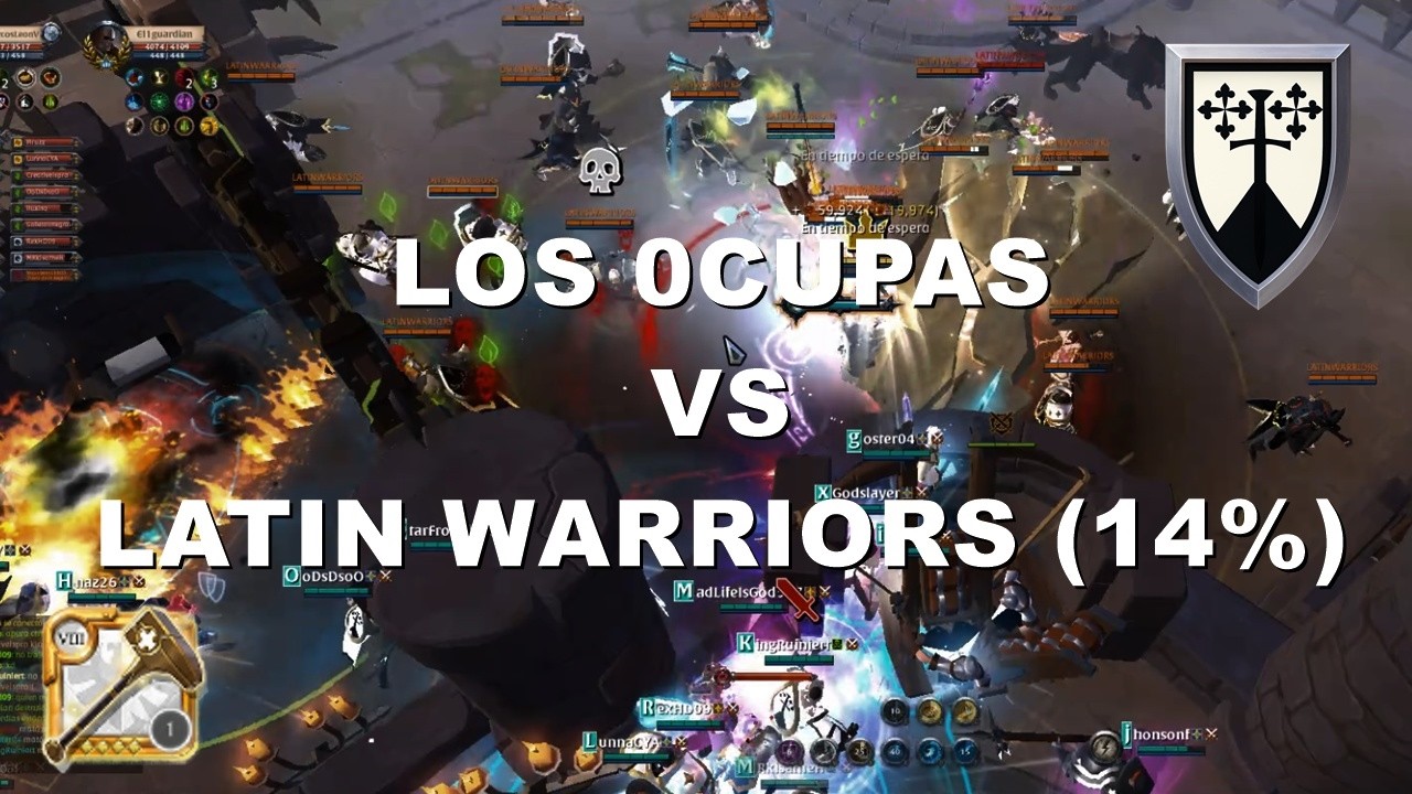 LOS 0CUPAS VS LATIN WARRIORS (14%) | POV Caller | Albion Online ZVZ