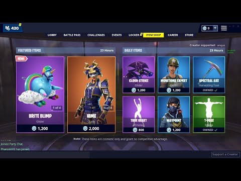fortnite shop today game videos - 25418 fortnite item shop