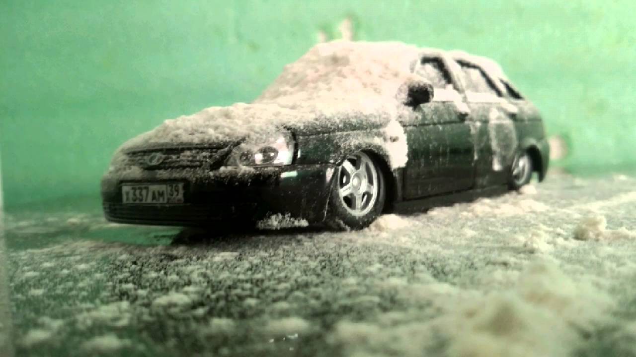 Снег на масштабных моделях