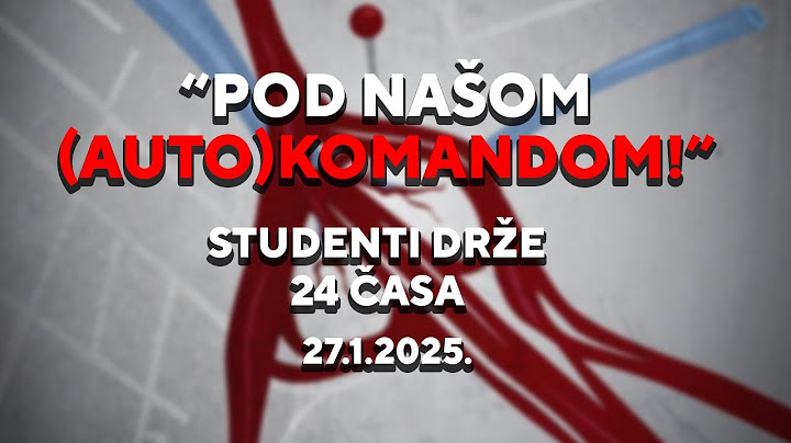 POD NAŠOM AUTOKOMANDOM: Studenti drže 24 časa!