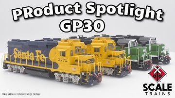 Product Spotlight Scale Trains Rivet Counter GP30 Santa Fe & Burlington Northern LokSound5