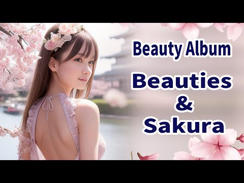 [AI Beauties] Beauties & Sakura Blossom | 櫻花 さくら美人 | AI 美女寫真 | AI Art Girls | AI 미녀 | ViviFantasy