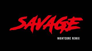 Bahari - Savage (Nightcore Remix) Resimi