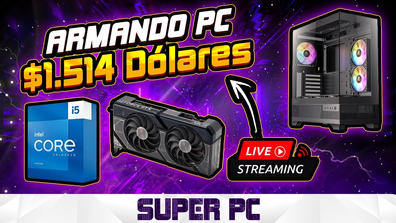 Armando PC con I5 13600KF + Asus Dual RTX 4070 Super 12GB | Antec