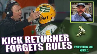 Kick returner forgets rules and Canada’s own goal helps USA | Things You Missed