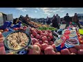Pazar alışverişi badı etli pirinç pilavı günlük vlog Taşköprü cuma pazarı
