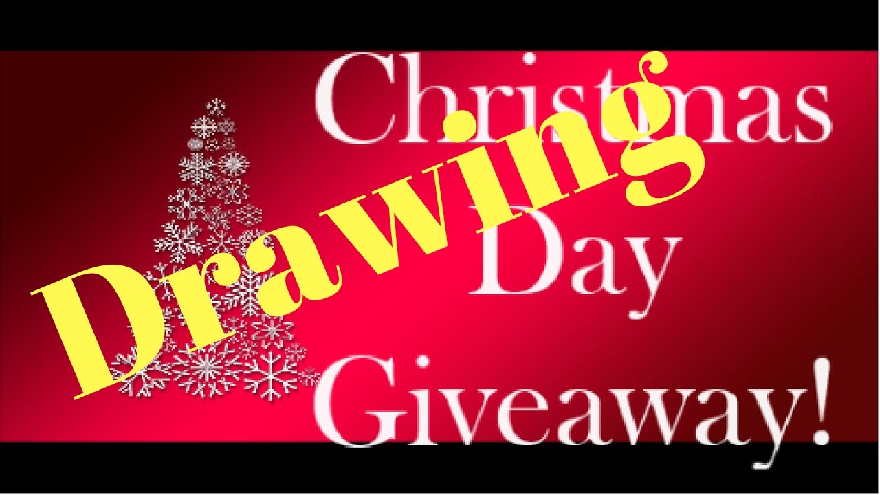 Christmas Day Giveaway DRAWING