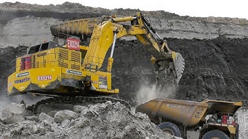 How the Komatsu PC2000 Excavator Works Efficiently in Tight Spaces - Coal Mining Operations
