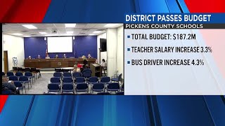 Pickens County school district announce pay increase for staff