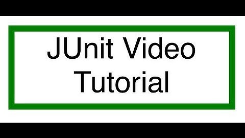 JUnit Tutorial 2 - Example 1