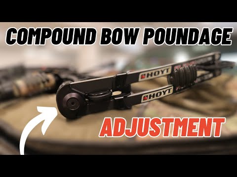 Compound Bow Poundage Adjustment