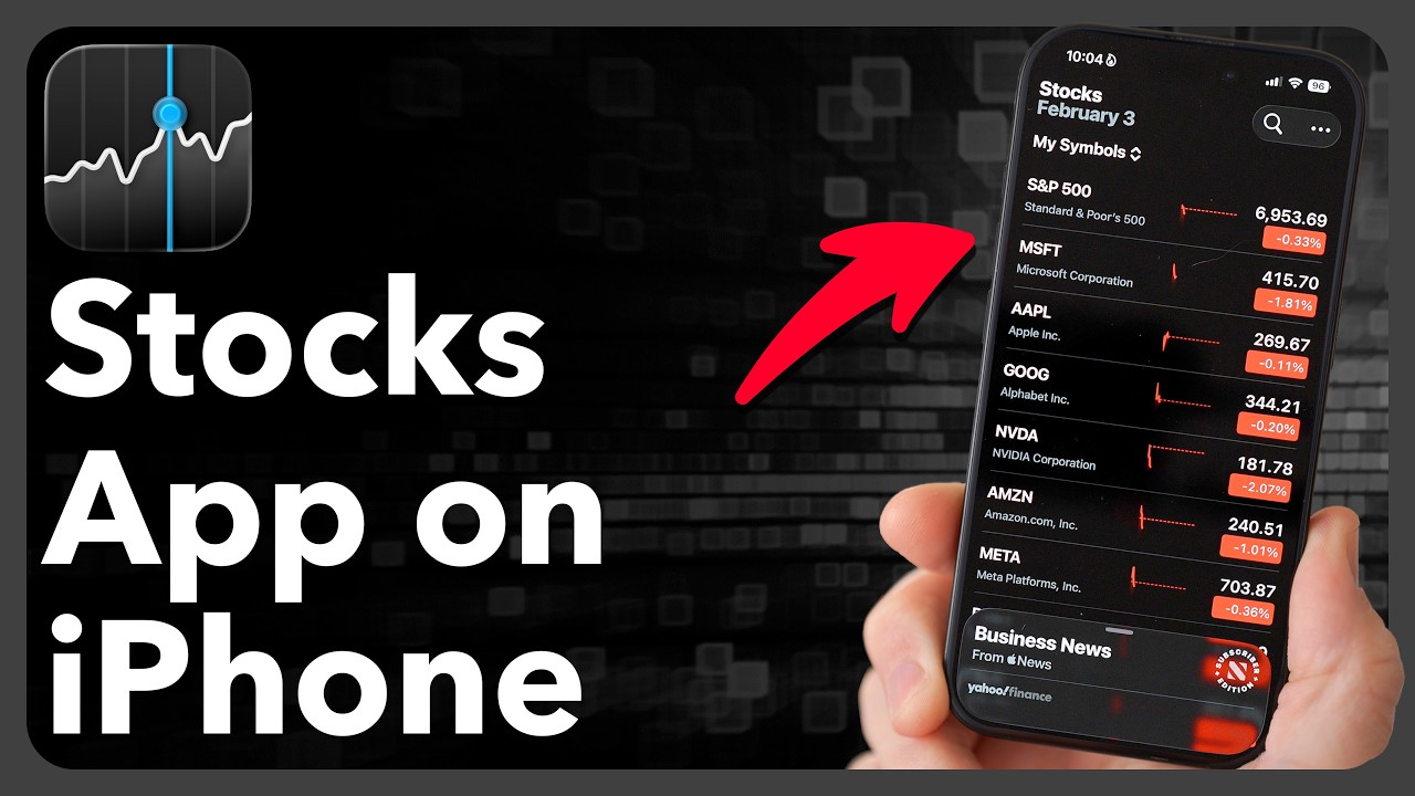 How To Use Stocks App On iPhone
