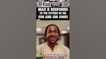 Max B Responds To The Viral Picture Of His Son And Jim Jones @jimjonesofficial #fyp #trending