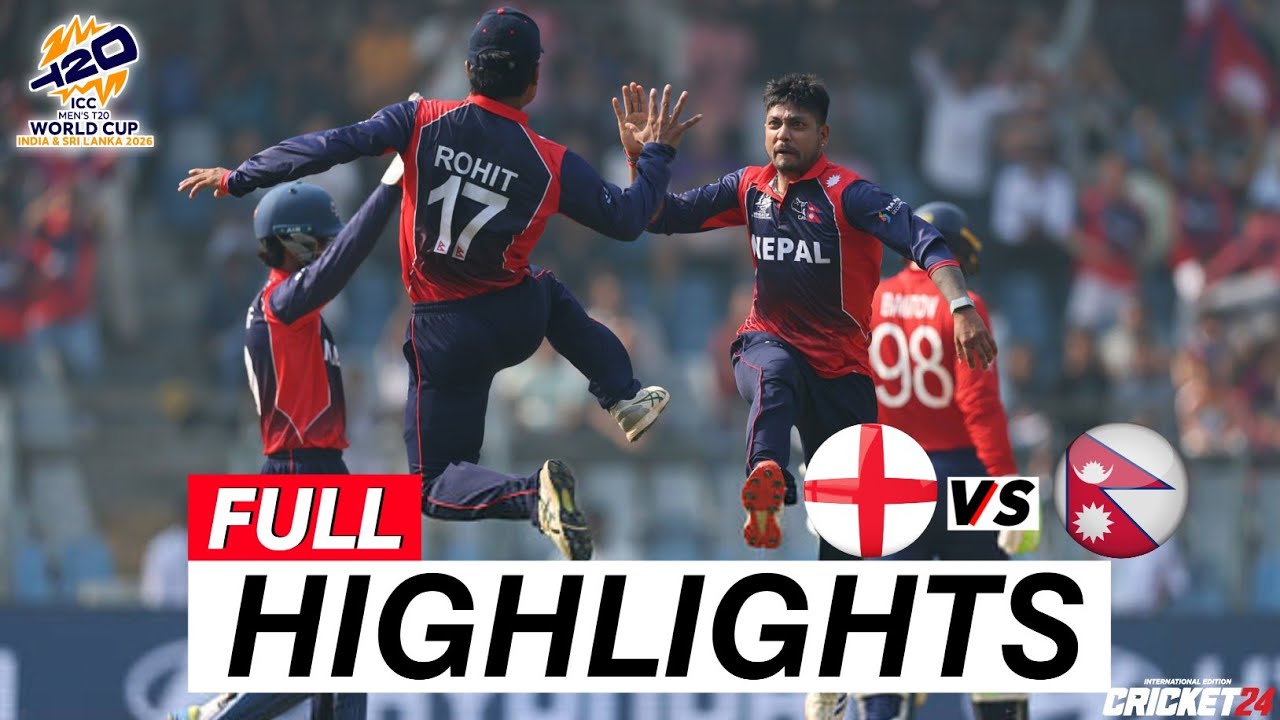 England vs Nepal ICC T20 World Cup 2026 Match Highlights | ENG vs NEP Highlights