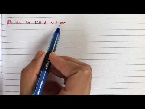 | 22.Find the LCM of 150 & 200 | in Malayalam |