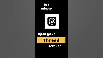 Create your threads account in 1 min threads Instagram account | threads | threads Instagram #shorts