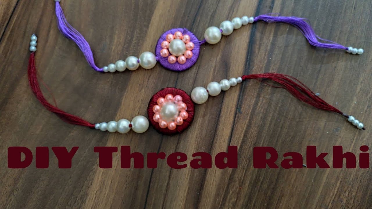 Silk Thread Rakis DIY Thread Rakhi ll Silk Thread Rakhi ll Handmade Rakhi for ...
