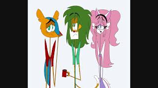 Art Trade Done For What A Stressful Morning Zakumi X Aviva X Fuleco