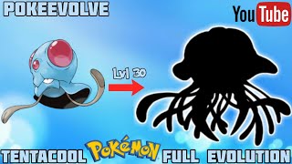 Tentacool Pokemon Full Evolution Pokevolve
