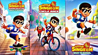 Little Singham Mobile Game 2025 | Little Singham Cycle Race | Little Singham Super Skater 🤩❤️ screenshot 3