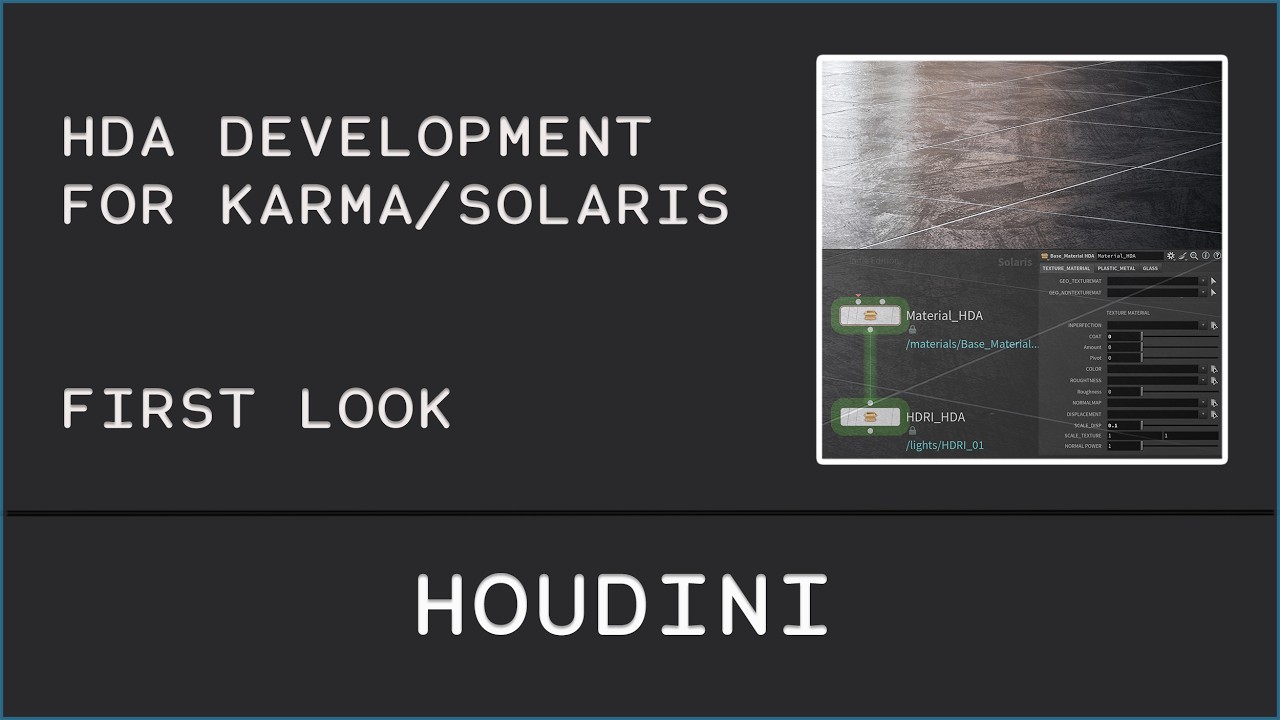 HOUDINI HDA / Development of an HDA Houdini Digital Asset - YouTube