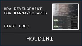 HOUDINI HDA / Development of an HDA Houdini Digital Asset