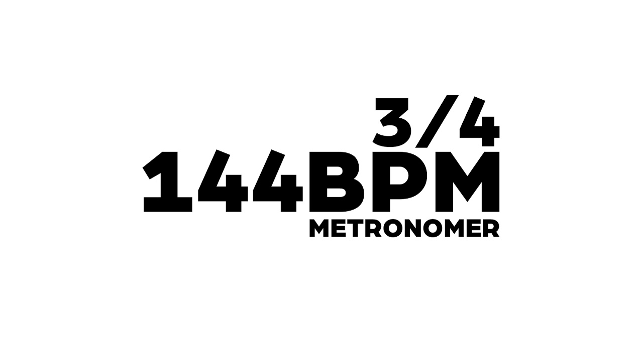 144 bpm metronome