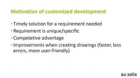 PlantTools for AutoCAD Plant 3D: Product Development as a Service | auxalia Keynotes 2021