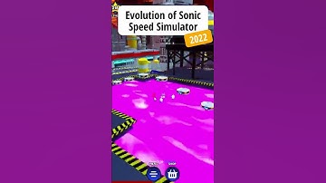 Evolution of Sonic Speed Simulator in Roblox #shorts