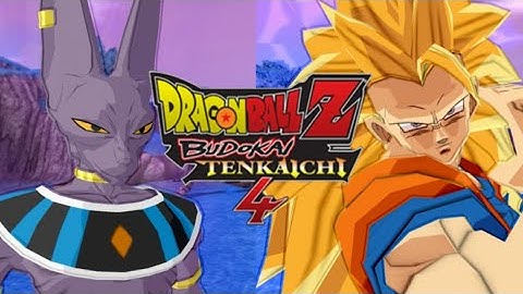 DBZ Budokai Tenkaichi 4 Beerus VS Goku Super Saiyan 3