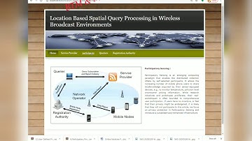 Location based  spatial query processing in wireless broadcast environments - Academic project