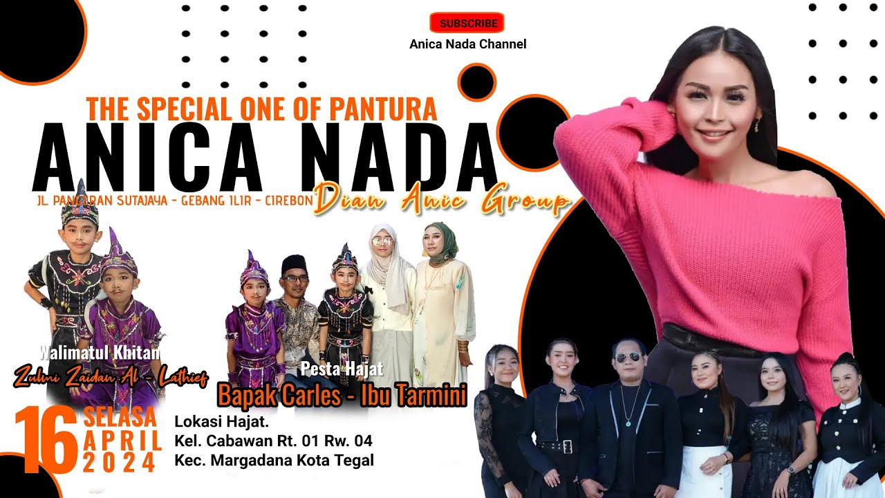 🔴LIVE ANICA NADA ( DIAN ANIC ) | SIANG 16 APRIL 2024 | CABAWAN | MARGADANA | TEGAL