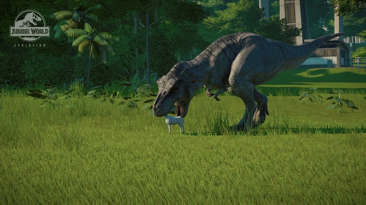 Jurassic World Evolution: Every Carnivore Hunting a Goat - YouTube.