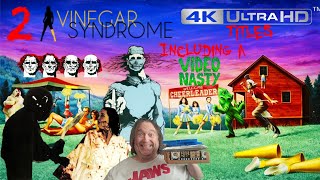 2 Vinegar Syndrome 4K's - including a VIDEO NASTY & a SHOULD BE NASTY - plus 2 Blu Ray arrivals.
