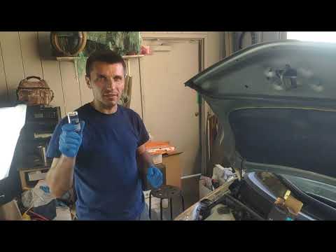 Toyota Prius замена лампы ближнего света /как снять фару Toyota Prius Headlight bulb remove/install