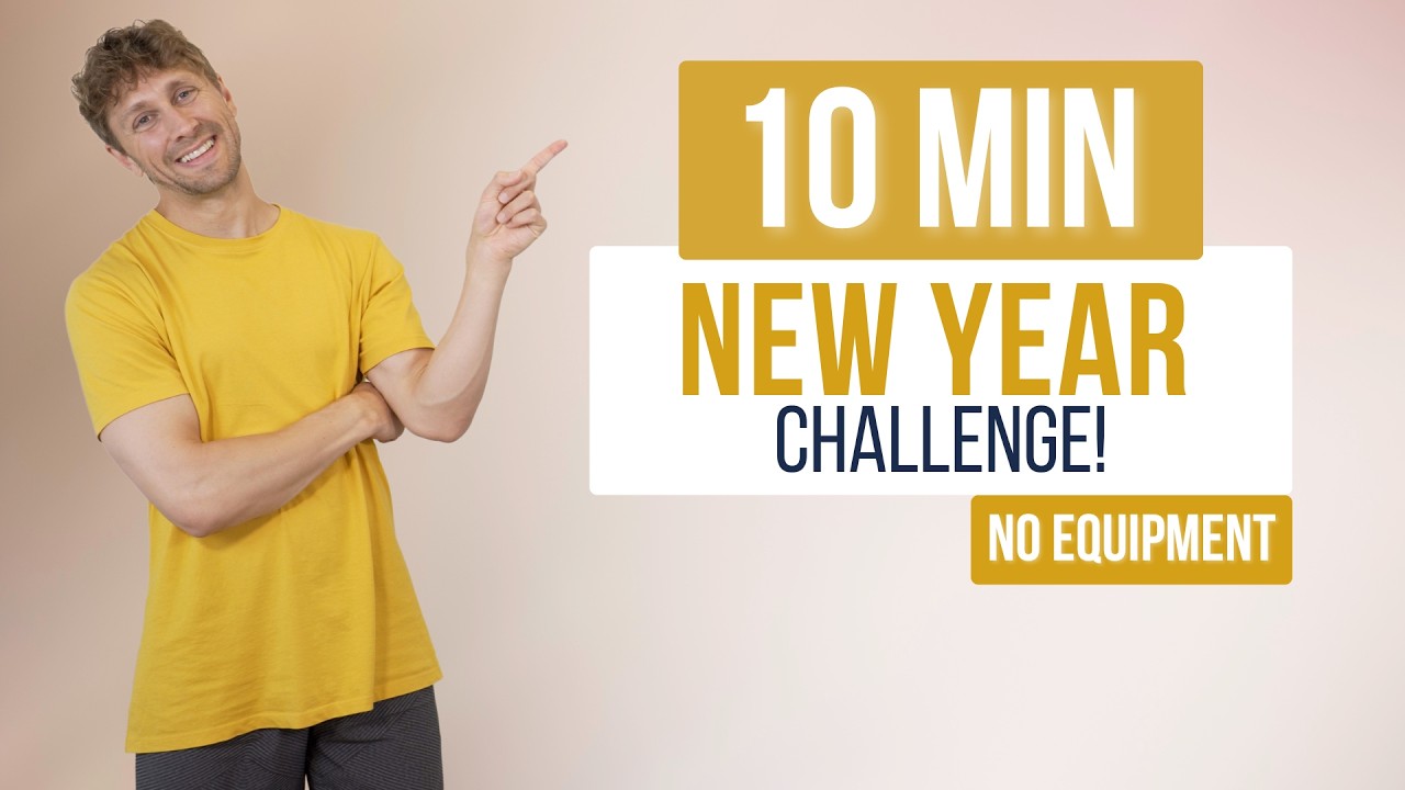 New Year Challenge Day 1: 10 Minute Full Body Workout (No Equipment)