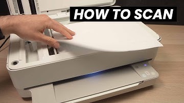 How to Scan With the HP Envy 6400 Series Printer (6452e , 6455e, 6400e, 6000 Pro.. )