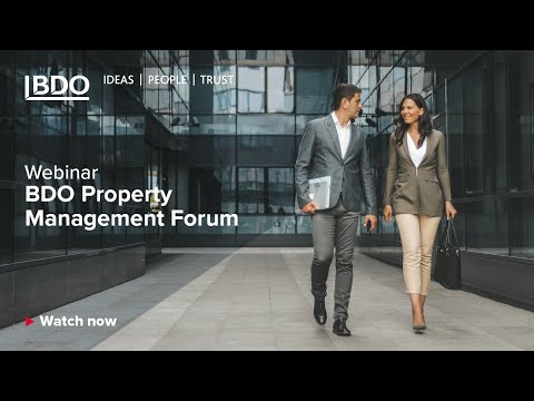 BDO Webinar: Virtual Property Management Forum – 21 June 2022