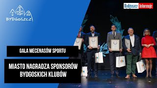 Gala Mecenasów Sportu. Miasto nagradza sponsorów bydgoskich klubów 🏆🏆🏆