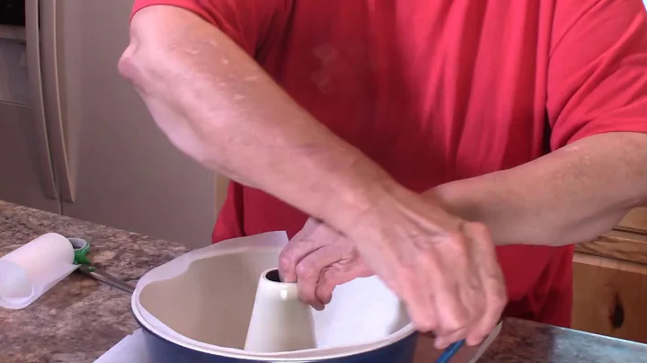 Lining My Tube Pan With Parchment Paper