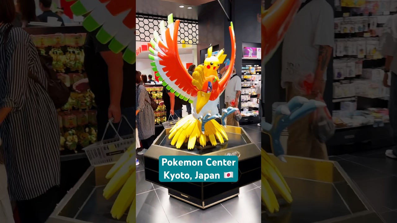 Visiting the Pokemon Center Kyoto! 🎌✨
