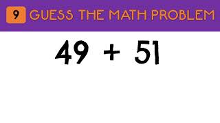 Guess... the MATH PROBLEM | Addition to 100  | Math Quiz screenshot 4