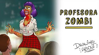 PROFESORA ZOMBI ESCAPA DEL INFIERNO | Draw My Life